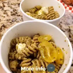 Protein Pesto pasta